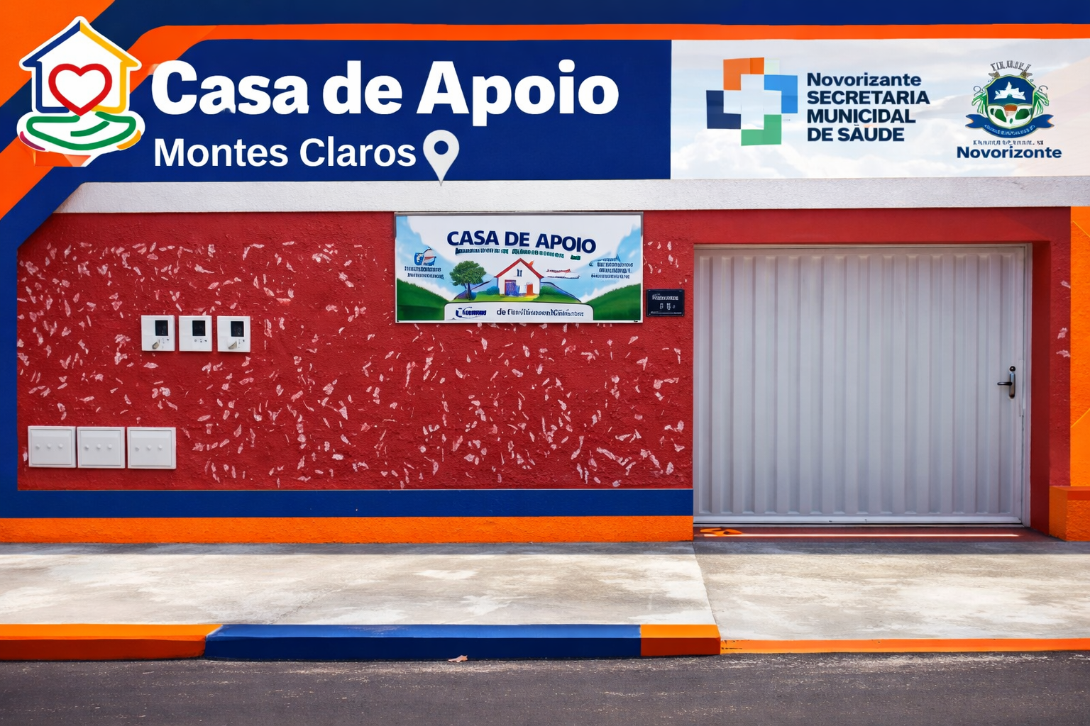 Casa de Apoio em Montes Claros, exclusiva para o Município de Novorizonte!