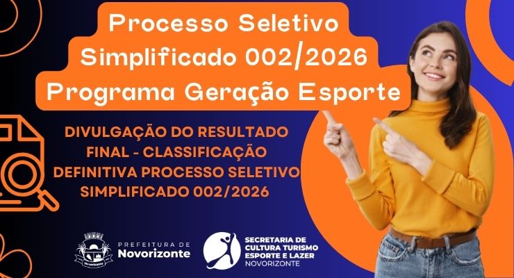 Resultado Final | Classificação definitiva do Processo Seletivo Simplificado 002/2026