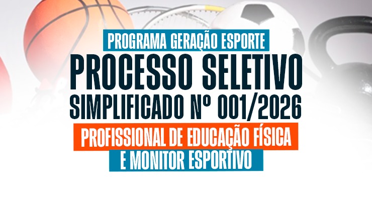  Inscrições abertas de 23 a 27 de março de 2026,  clique aqui e confira!