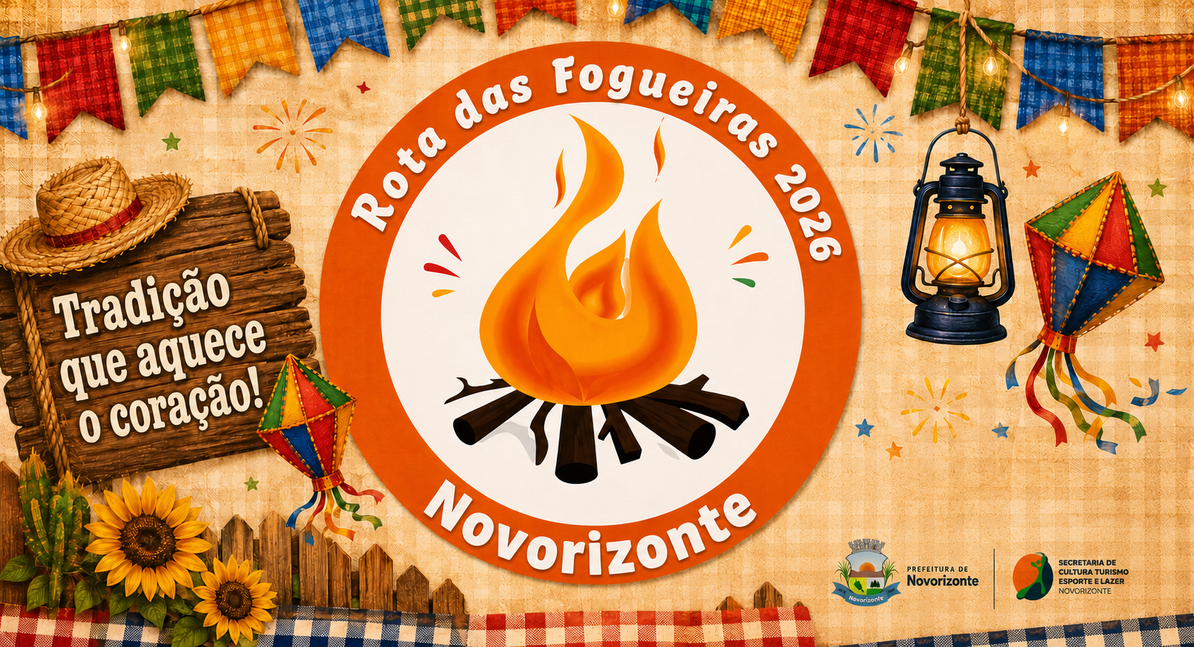  Foi dada a largada para a melhor época do ano! Um encontro de cultura, fé, alegria e muita animação