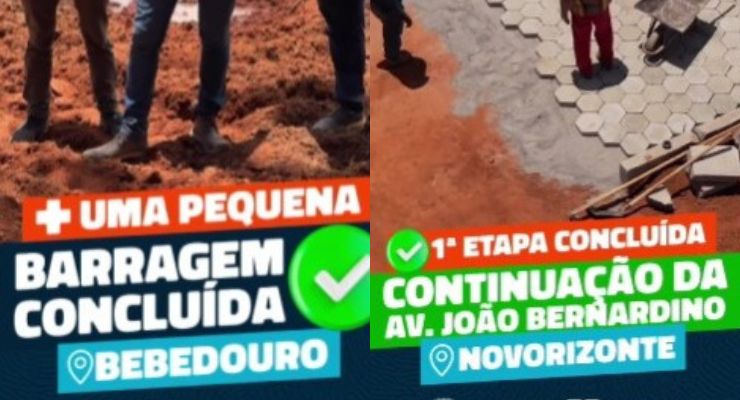 Prefeitura de Novorizonte segue investido em Obras e Infraestrutura