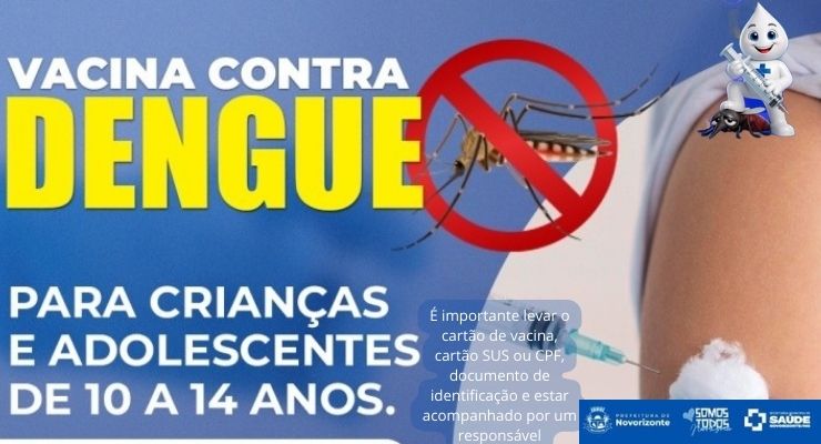 Vacina contra Dengue disponível!