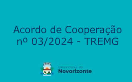 Acordo de Cooperação nº 03/2024 - TREMG
